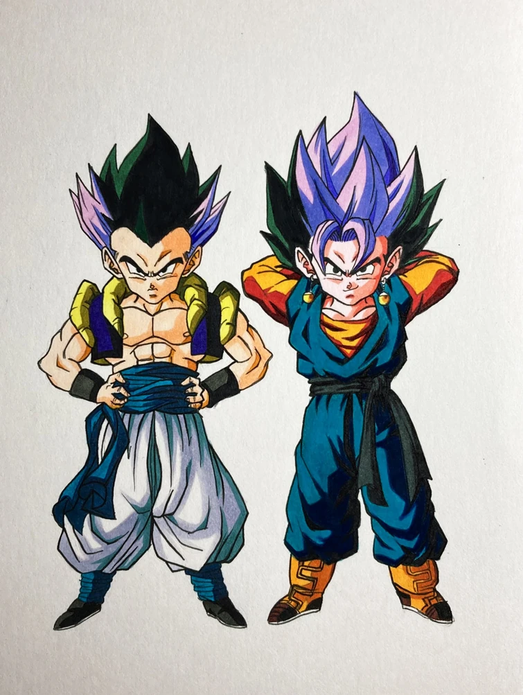 Goten and trunk’s fusions look so good. Fandom