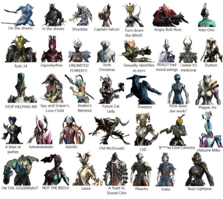 Warframes in a nutshell fandom