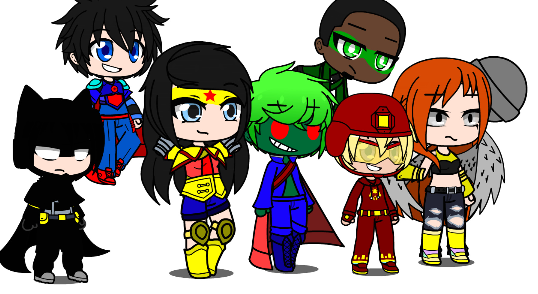 Justice league (Gacha club version) by haikaltv on DeviantArt