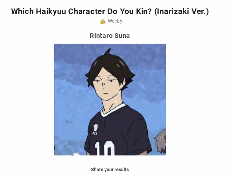 Which Haikyuu! character are you? - Quiz