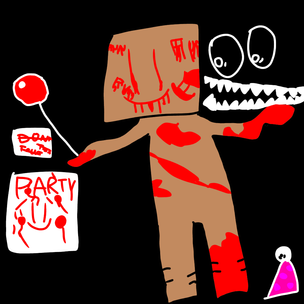 Bad_Jester (but jolly) on X: Partygoer spotted at level 0 #backrooms  #partygoer #artwork  / X