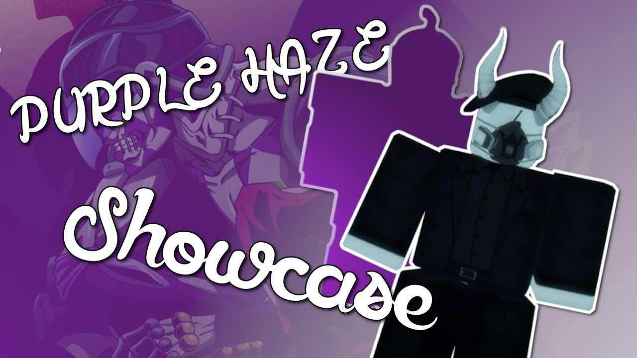 Heres A Good Combo For Purple Haze Fandom - roblox a bizarre day gold experience requiem showcase youtube