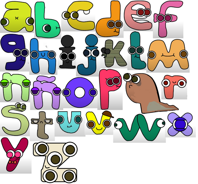 alphabet lore lowercase looks 