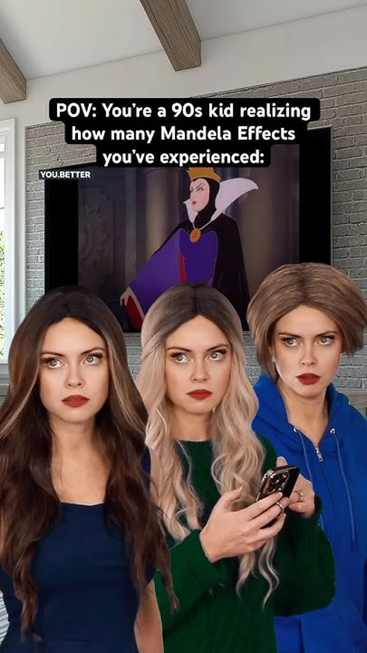 #90skids realizing how many Mandela Effects we’ve experienced. #nostalgia #millennials #relatable