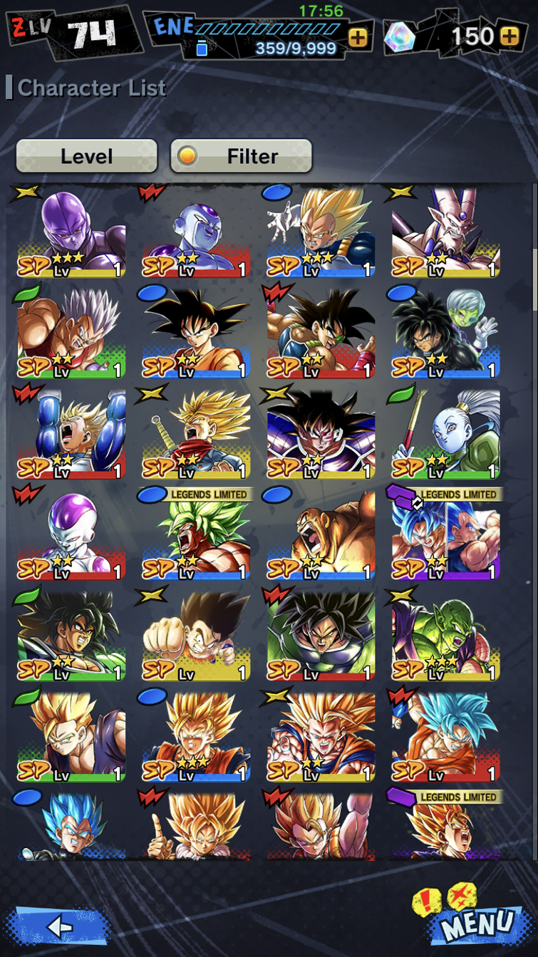 Dragon Ball Legends Team Builder