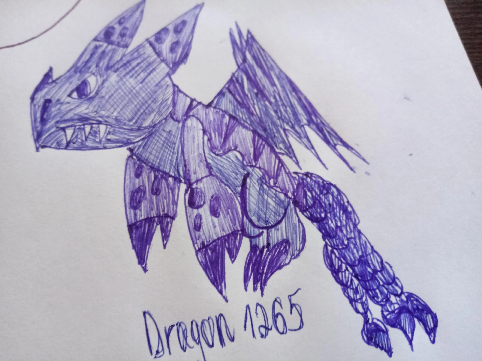 Как нарисовать дракона тройной удар