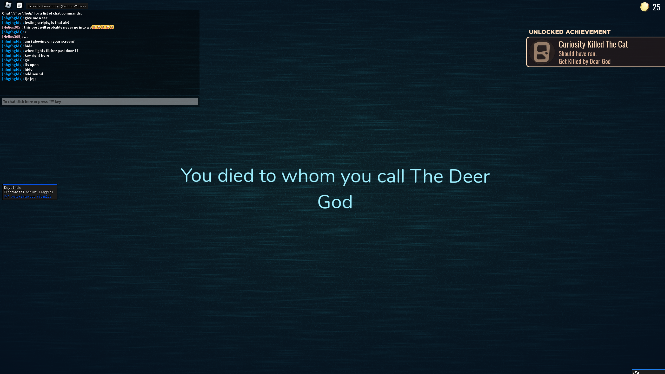 so, what the hell is The Deer God in doors?