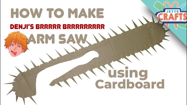 Chainsaw Man Cardboard Helmet Tutorial (Denji Go BRRRRRBRRRRRR) Part 1 