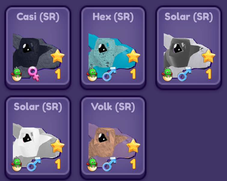 This batch of around 20 sun eggs gave me an almost full collection 