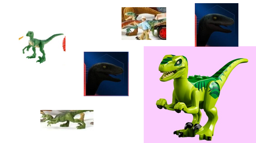 jurassic world green raptor