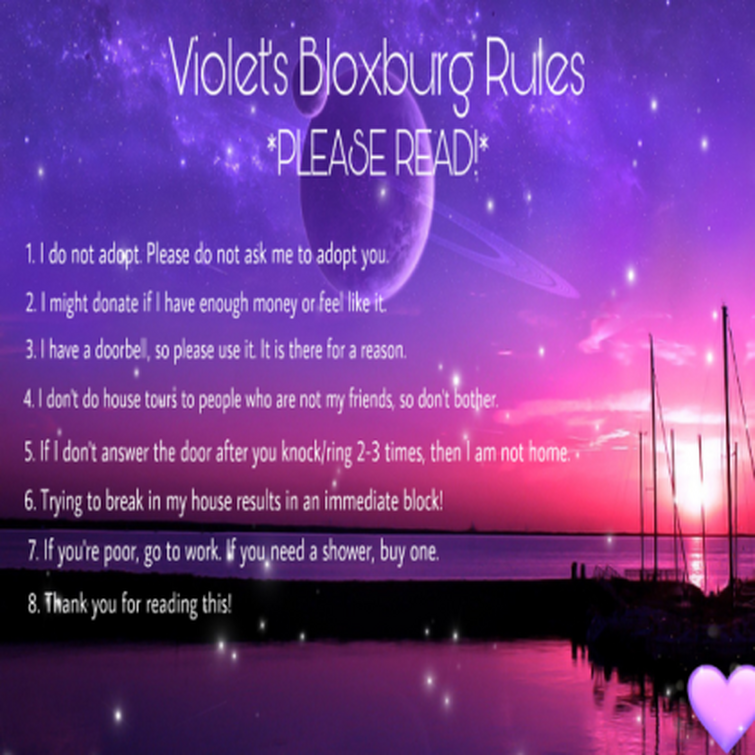 Rules For My Bloxburg House That I Made A Few Weeks Ago Fandom - how to make your own decal on roblox bloxburg