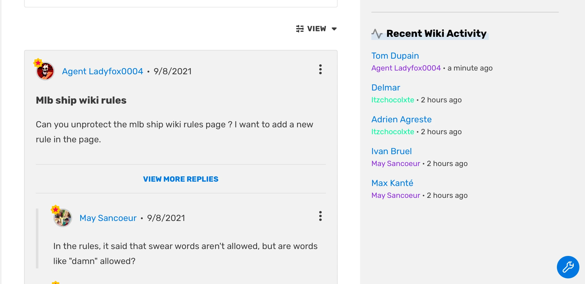 Username color not working in message wall | Fandom