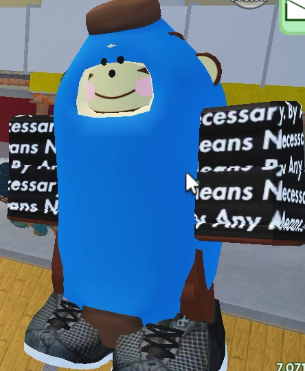 I made a meme about the monky skin. Made it using Roblox studio and edited  it in paintnet. : r/roblox_arsenal