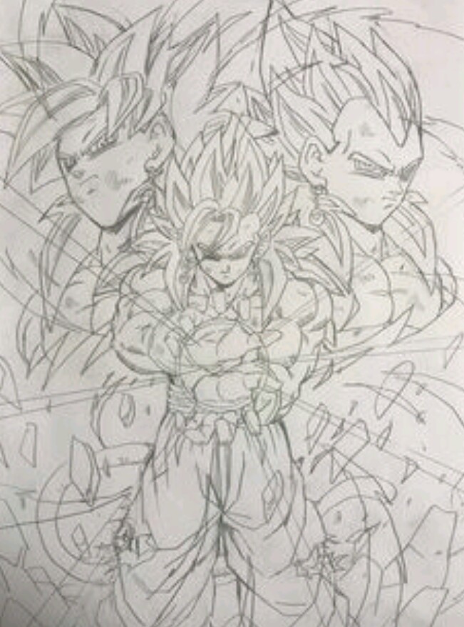 dragon ball z gt pictures to draw