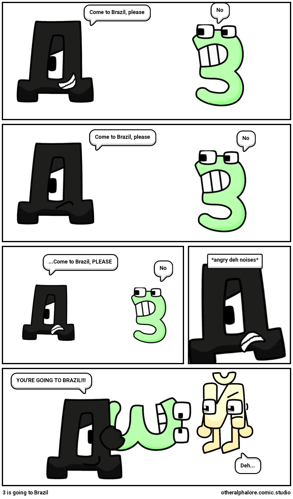 Brazilian Alphabet Lore (N) - Comic Studio