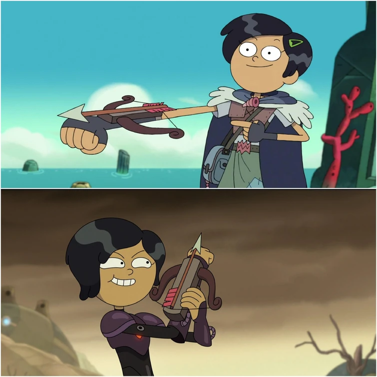 Marcy and her crossbow. Fandom