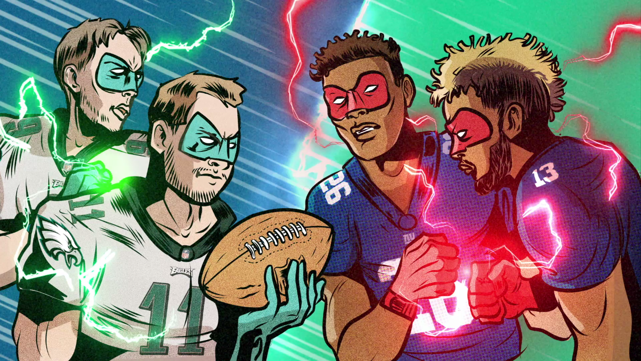 The NFL’s Eagles and Giants Go Intergalactic in This Motion Comic
