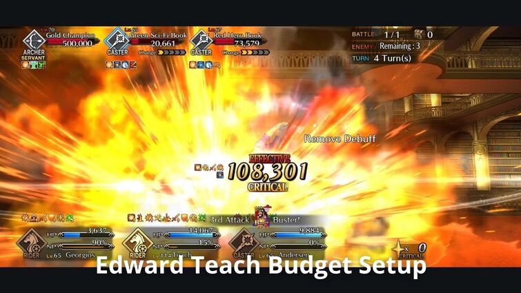 [FGO NA] Kid Gil Advanced Quest — Edward Teach Budget Setup