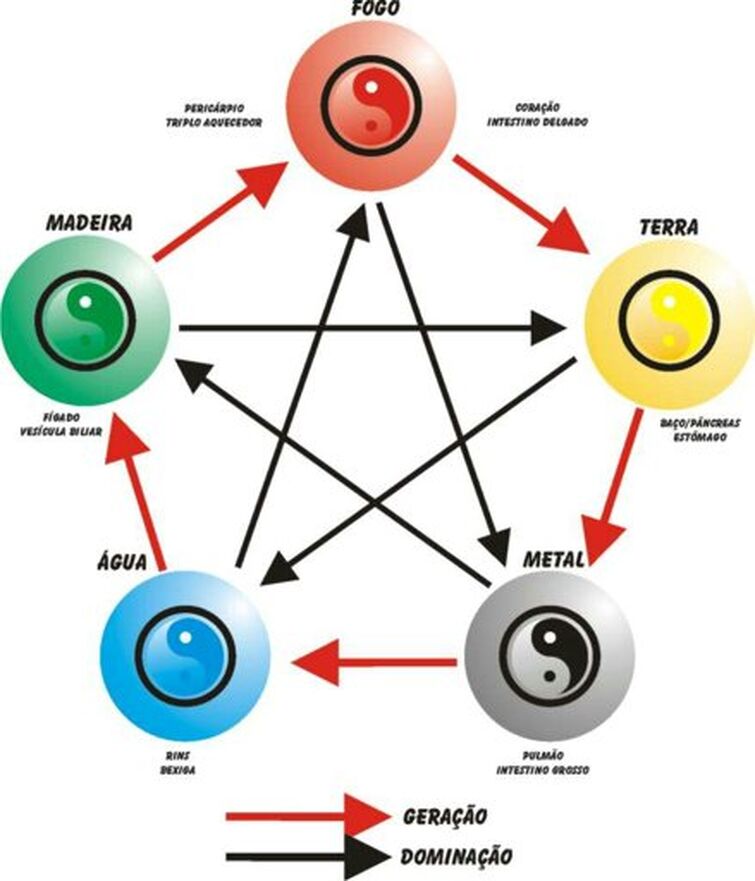 O correto ciclo de elementos to nem ai pra sua opinião - Metal 3 2 Do  Madeira Terra 1 TERRA IN Fogo Agua e fogo nao da em nada o fogo invapora