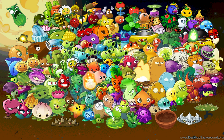 Every pvz plants in one image Plants Vs Zombies games) | Fandom