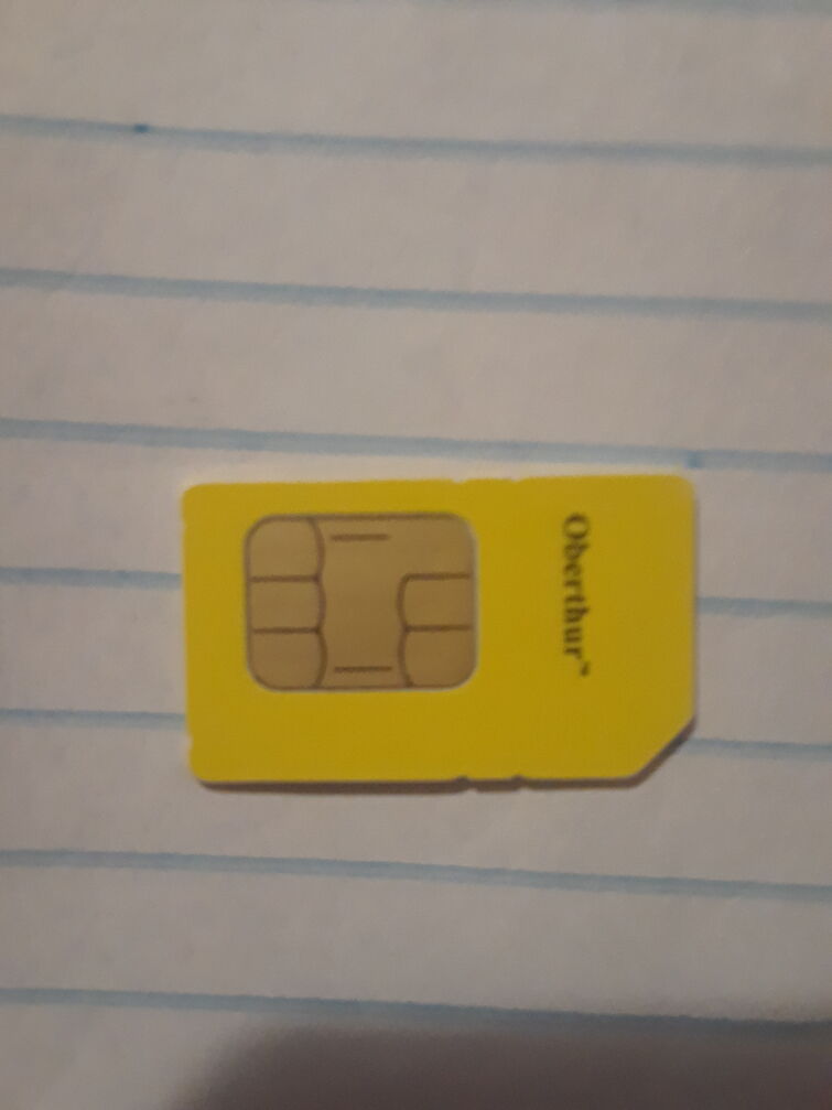 Oberthur SIM card