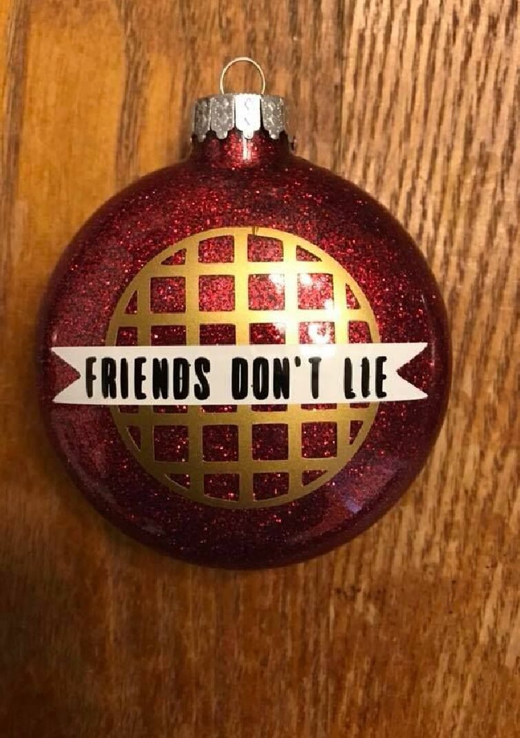 Friends Don't Lie Stranger Things Christmas Ornament Christmas