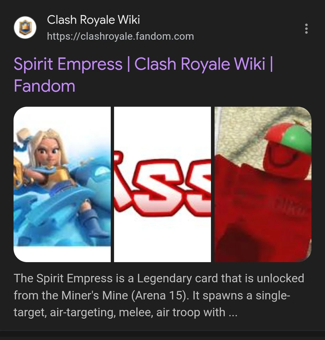 Was just searching up the new Clash Royale card | Fandom