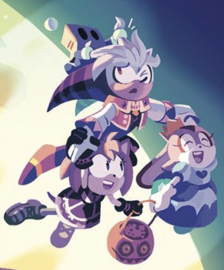 Sonic Shadow Silver the Hedgehog Halloween Fan Art 