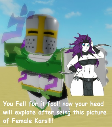 Destructivesomthing Here You Have Your Female Kars Attack But In Roblox Hope It Becomes Handy Fandom - destructivesomthing here you have your female kars attack but in roblox hope it becomes handy fandom