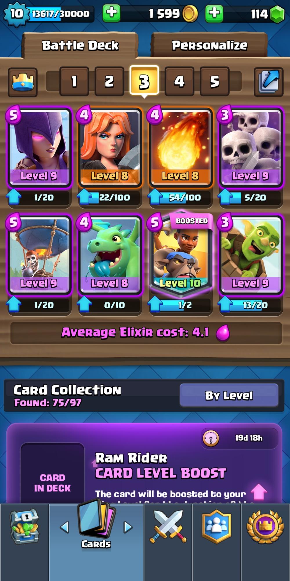 Really good deck for arena 5