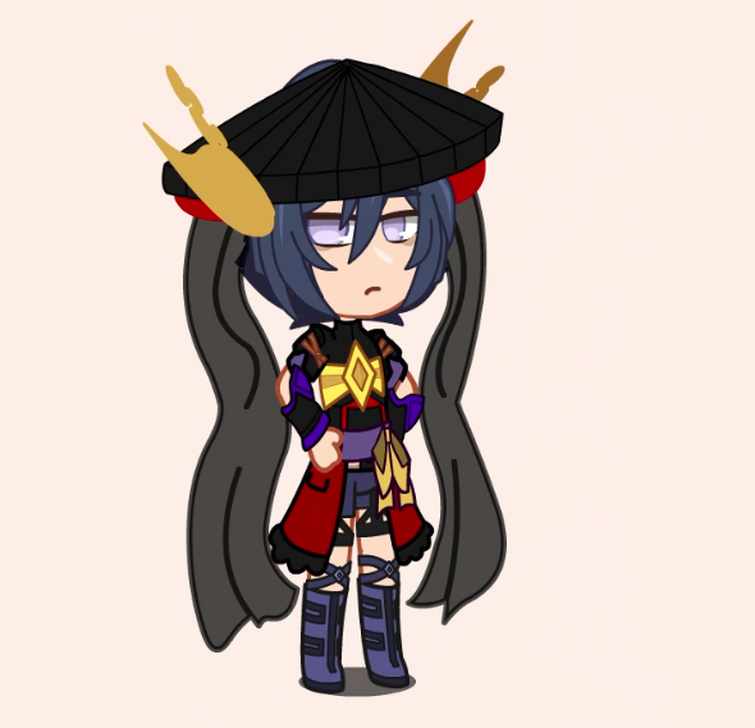 I made Scaramouche robot in Gacha life 2 Genshin Impact