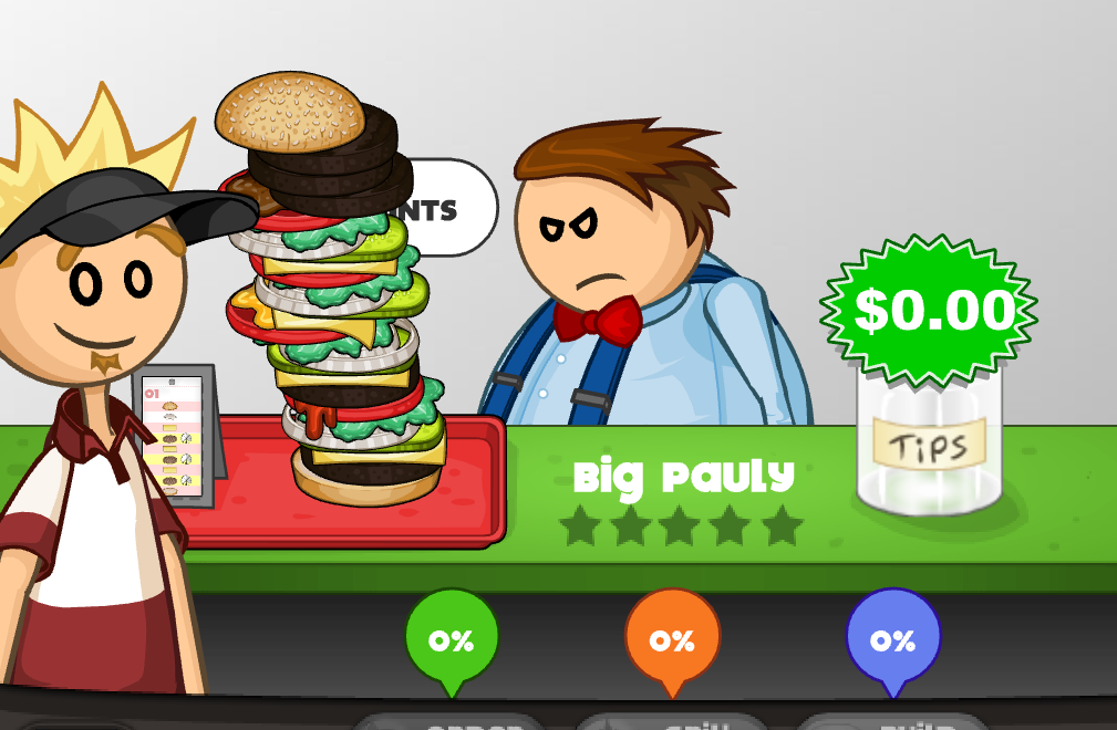 I don't think big pauly likes my burger Fandom