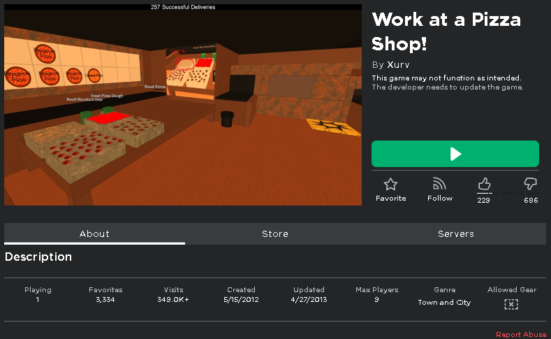Work At A Pizza Shop An Game Copy Of Work At A Pizza Place Which Is Like The Old Version Of It Fandom - roblox work at a pizza place secrets 2020