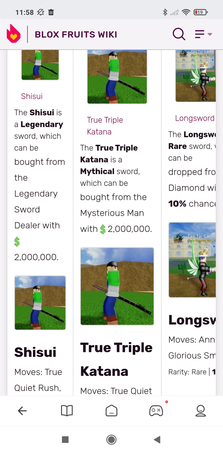 True Triple Katana, Blox Fruits Wiki