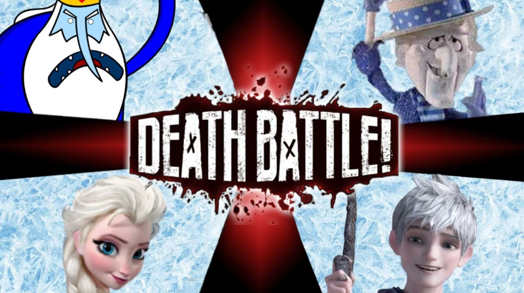 Elsa VS Jack Frost VS Ice King VS Snow Miser (Ice Users Battle Royal