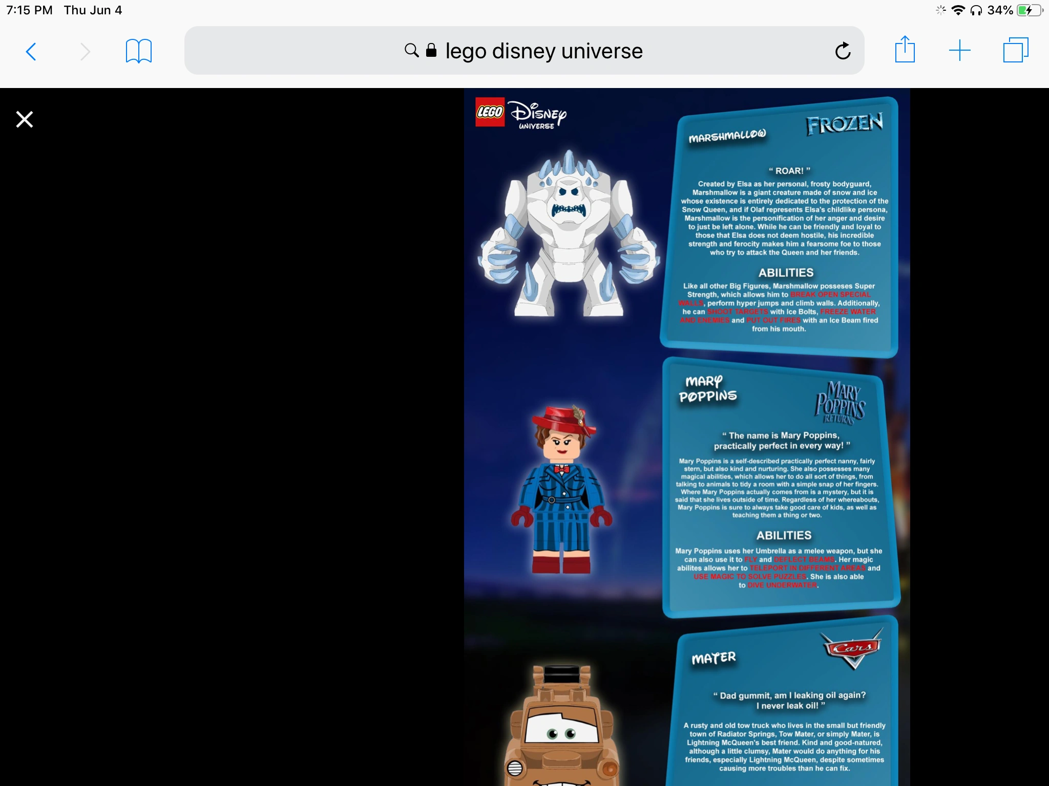 lego disney universe