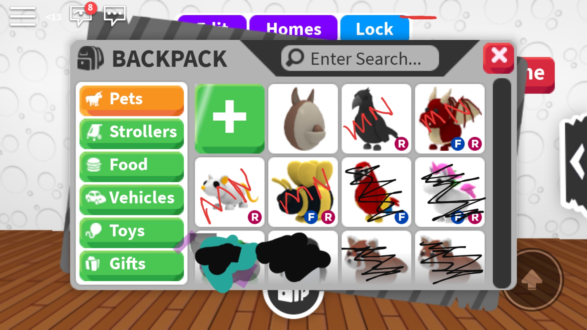 Trading Pets From My Inventory Fandom - roblox adopt me pets trade