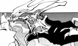 The device used for baptism.