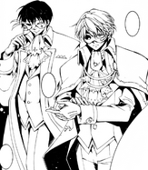 Hyuuga as he appears at the masquerade.