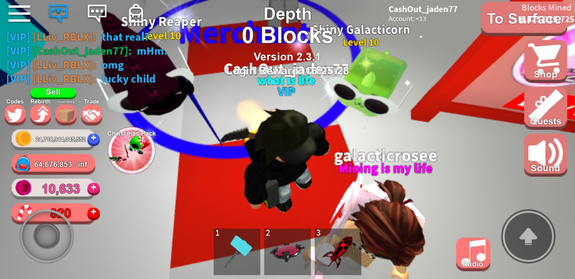 Discuss Everything About Mining Simulator Wiki Fandom - roblox blob simulator roblox generator v