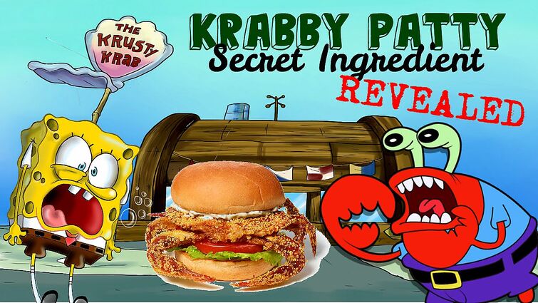 Patty secret ingredient krabby Whats The