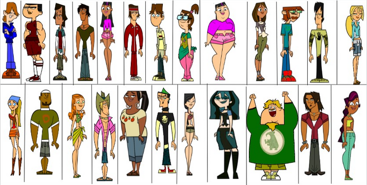 Total Drama Island Characters | Photographic Print