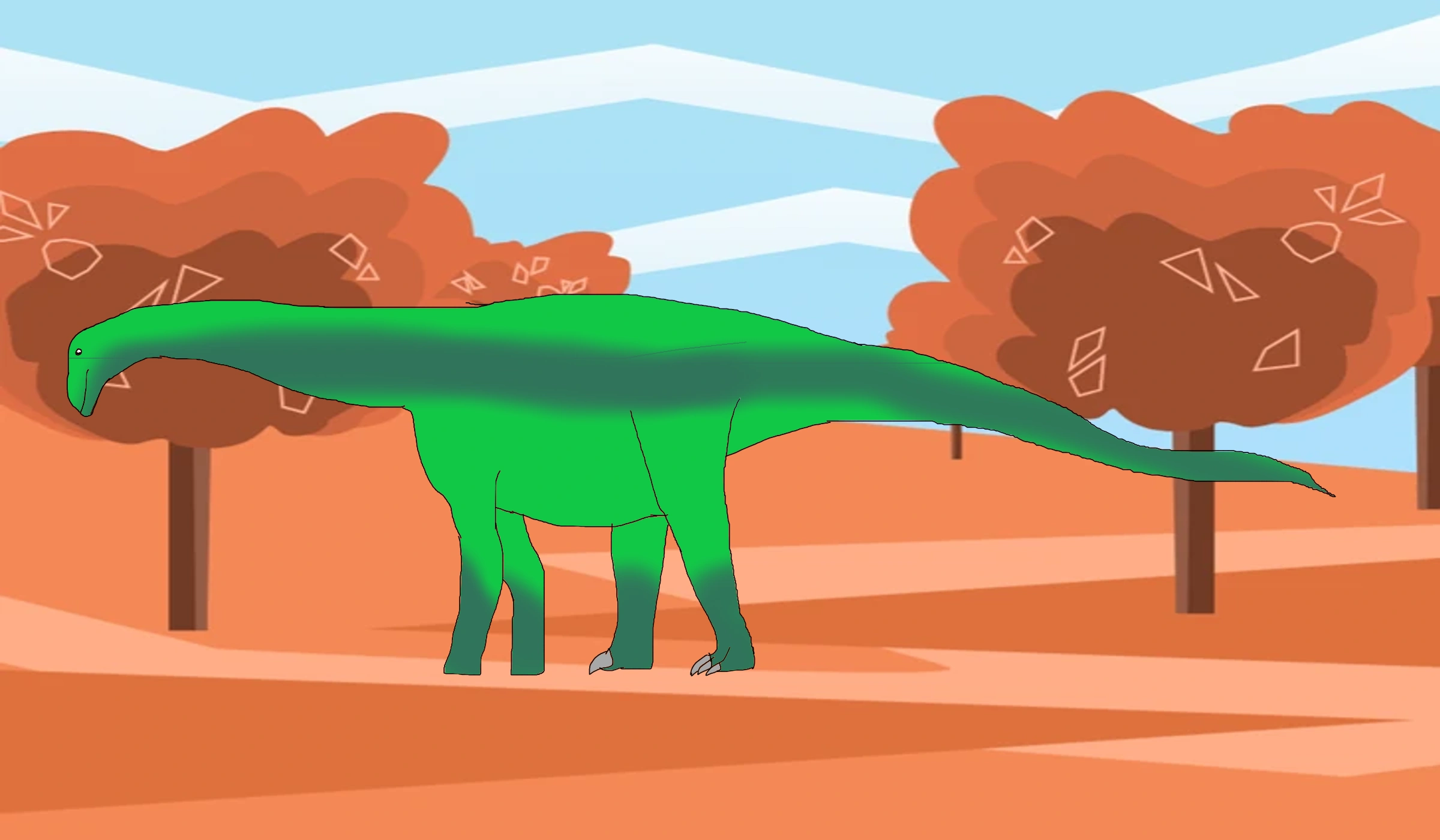 BFDI Concept: Udelartitan, Megalosaurus and Herbivorous Fish Monster ...