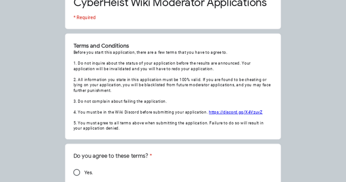 Wiki Staff Applications Fandom - roblox moderator application
