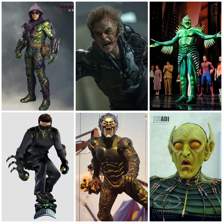 Favorite live action Green Goblin design? Fandom