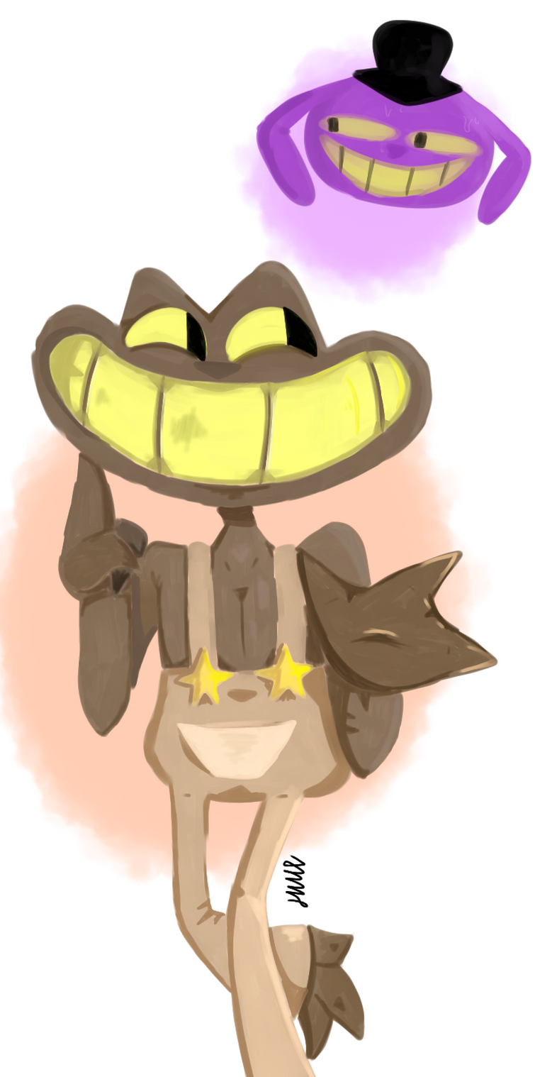 SHERIFF TOADSTER FROM GARTEN OF BANBAN 2, FAN ART, BGGT