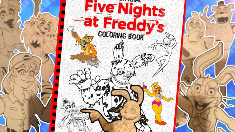 Security Breach Characters In The Upcoming Fnaf Coloring Book Fandom