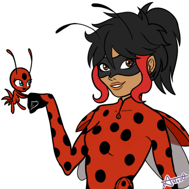 OC] Chat Noir about to use cataclysm on Ladybug. Miraculous Manga