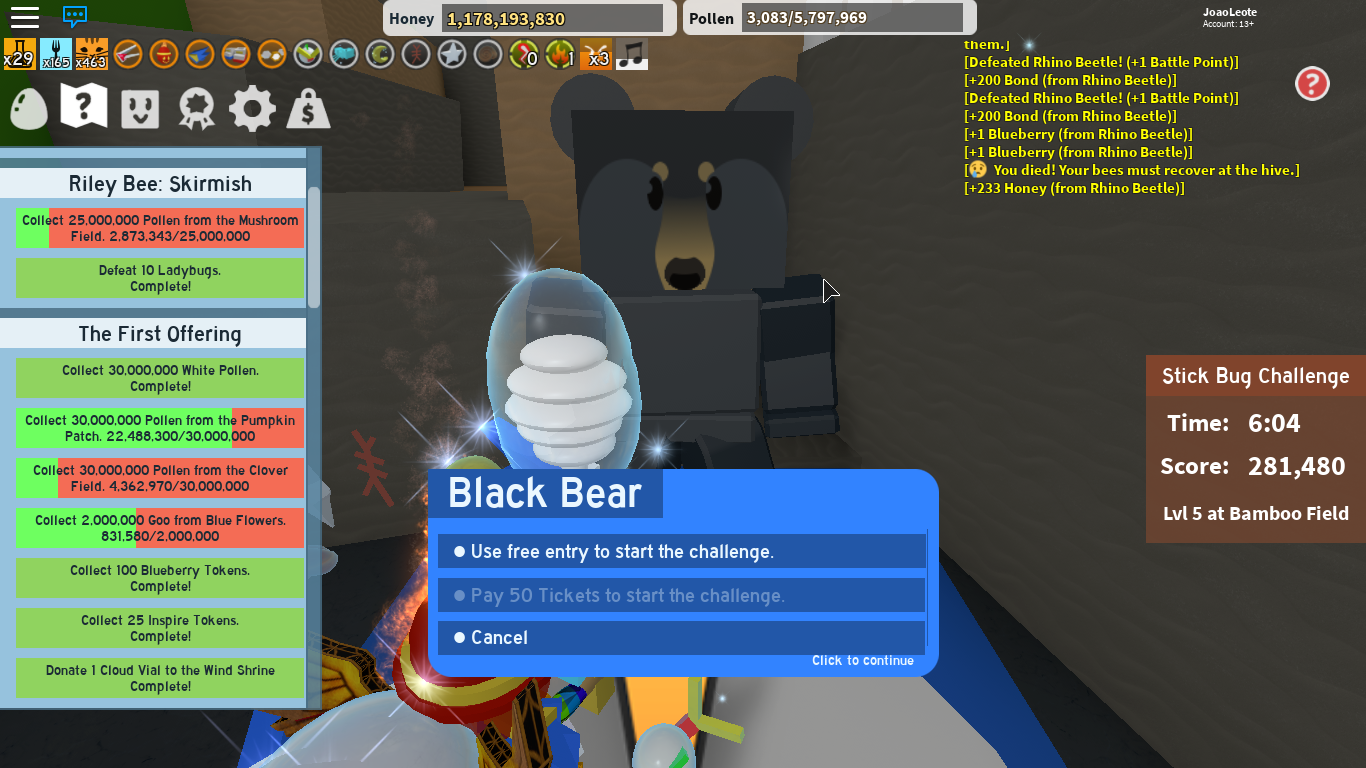 There is something wrong with Black Bear's quest | Fandom