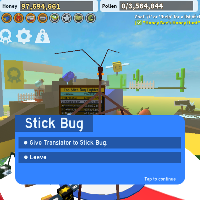 translator roblox bee swarm simulator